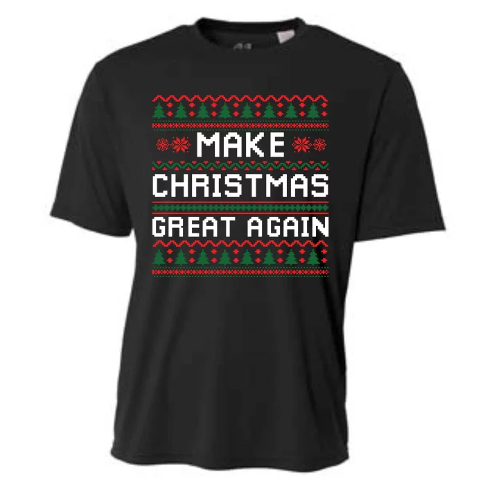 Make Christmas Great Again Trump 2024reignite Christmas Trump 2024 Cooling Performance Crew T-Shirt