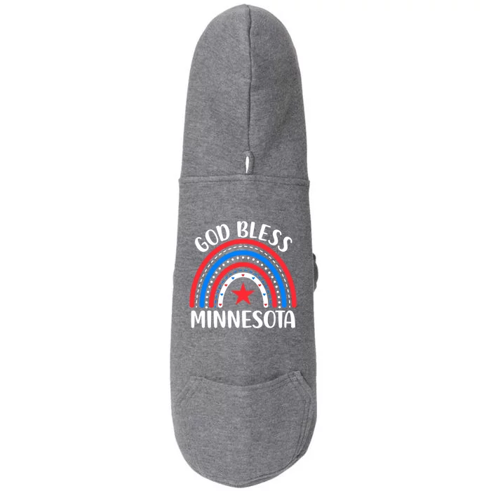 Minnesota Cool Gift I Love Minnesota Usa Funny Gift Doggie 3-End Fleece Hoodie