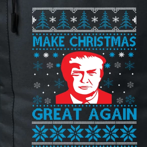 Make Christmas Great Again Funny Christmas Ugly Sweater Funny Gift Daily Commute Backpack