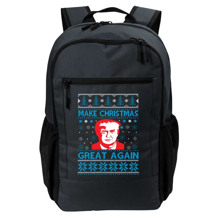 Make Christmas Great Again Funny Christmas Ugly Sweater Funny Gift Daily Commute Backpack