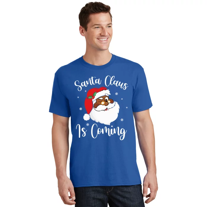 Merry Christmas Gift 2020 Santa Claus Is Coming Gift T-Shirt