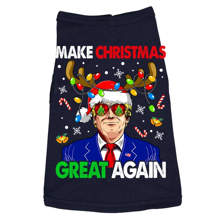 Make Christmas Great Again Trump 2024 Xmas Doggie Tank