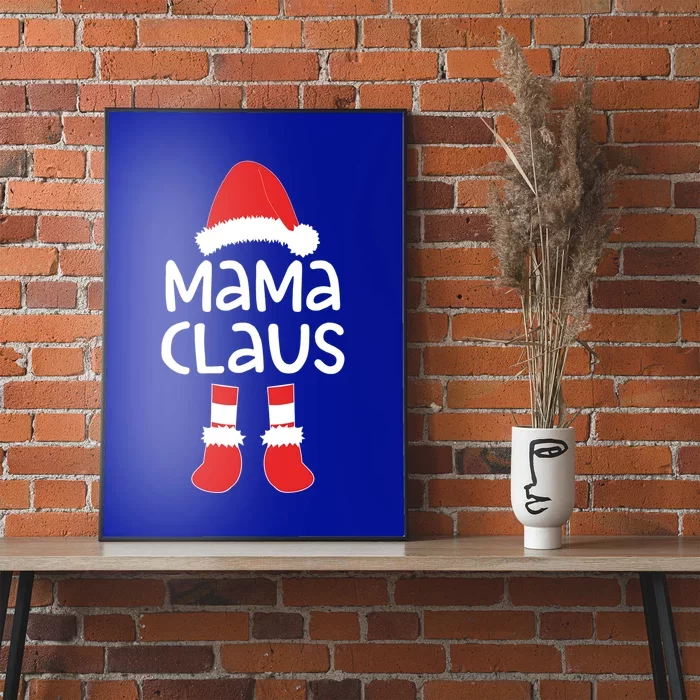 Mama Claus Gift Matching Christmas Gift Poster