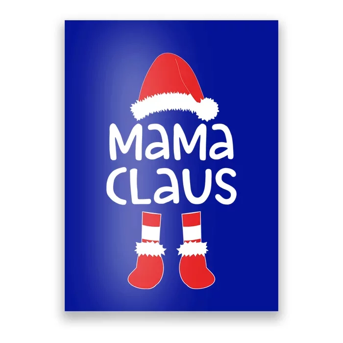 Mama Claus Gift Matching Christmas Gift Poster