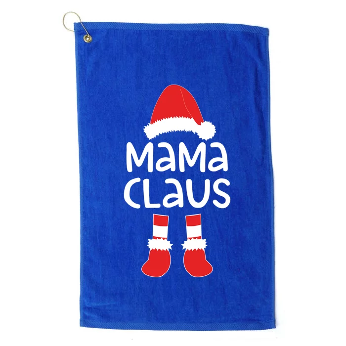 Mama Claus Gift Matching Christmas Gift Platinum Collection Golf Towel