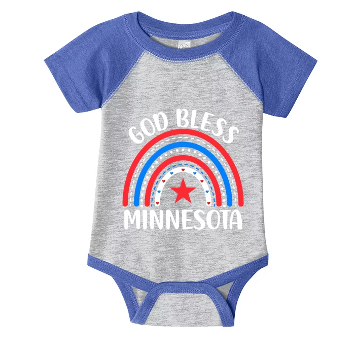 Minnesota Cool Gift I Love Minnesota Usa Great Gift Infant Baby Jersey Bodysuit