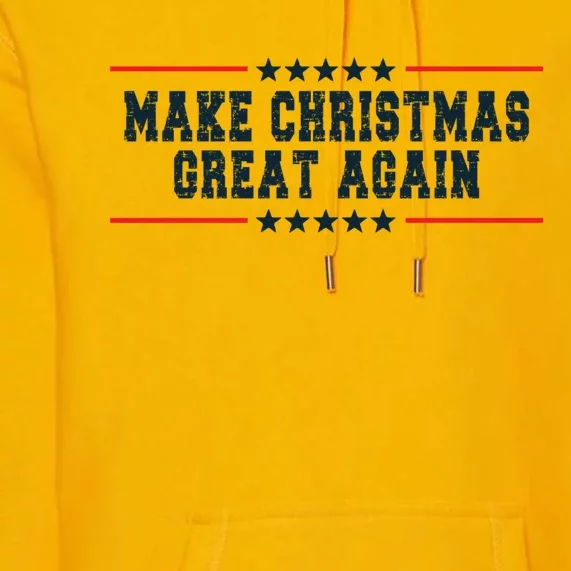 Make Christmas Great Again Funny Xmas Christmas Pajamas Gift Premium Hoodie