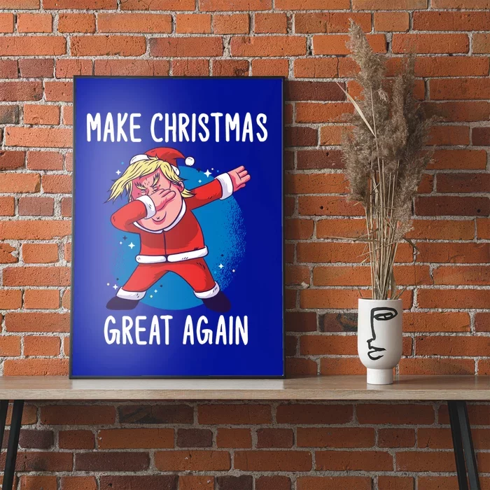 Make Christmas Great Again Santa Trump Dabbing Gift Poster