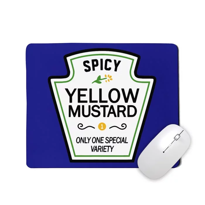 Mustard Condiments Group Halloween Costumes Mousepad