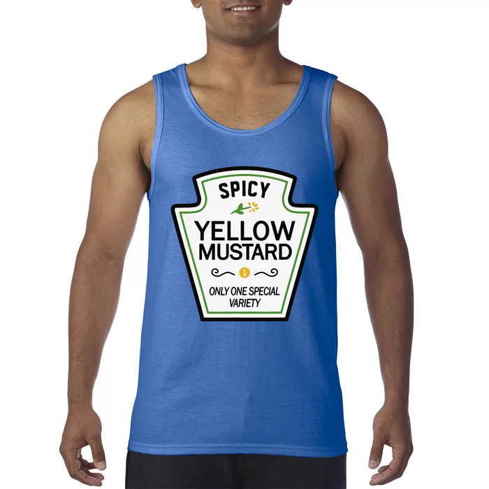 Mustard Condiments Group Halloween Costumes Tank Top