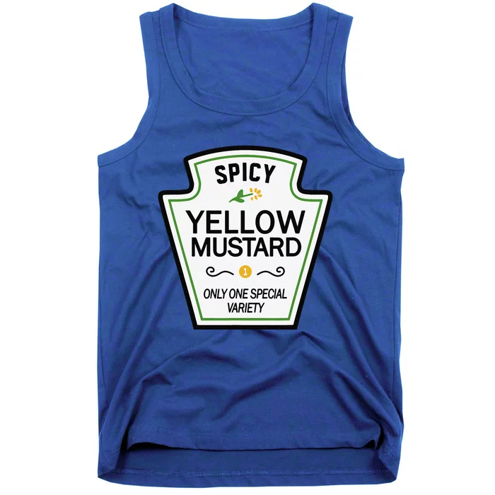 Mustard Condiments Group Halloween Costumes Tank Top