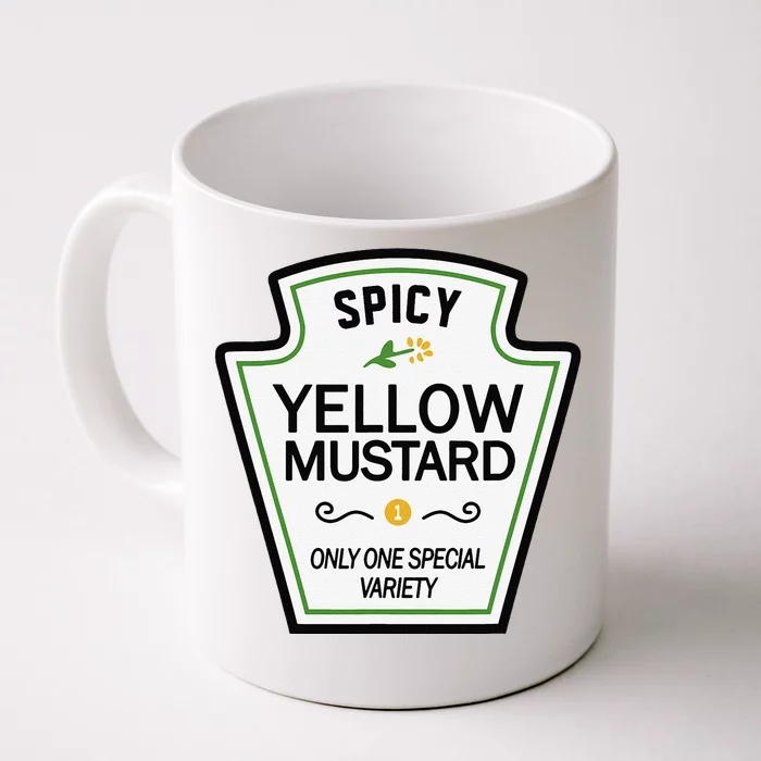 Mustard Condiments Group Halloween Costumes Front & Back Coffee Mug