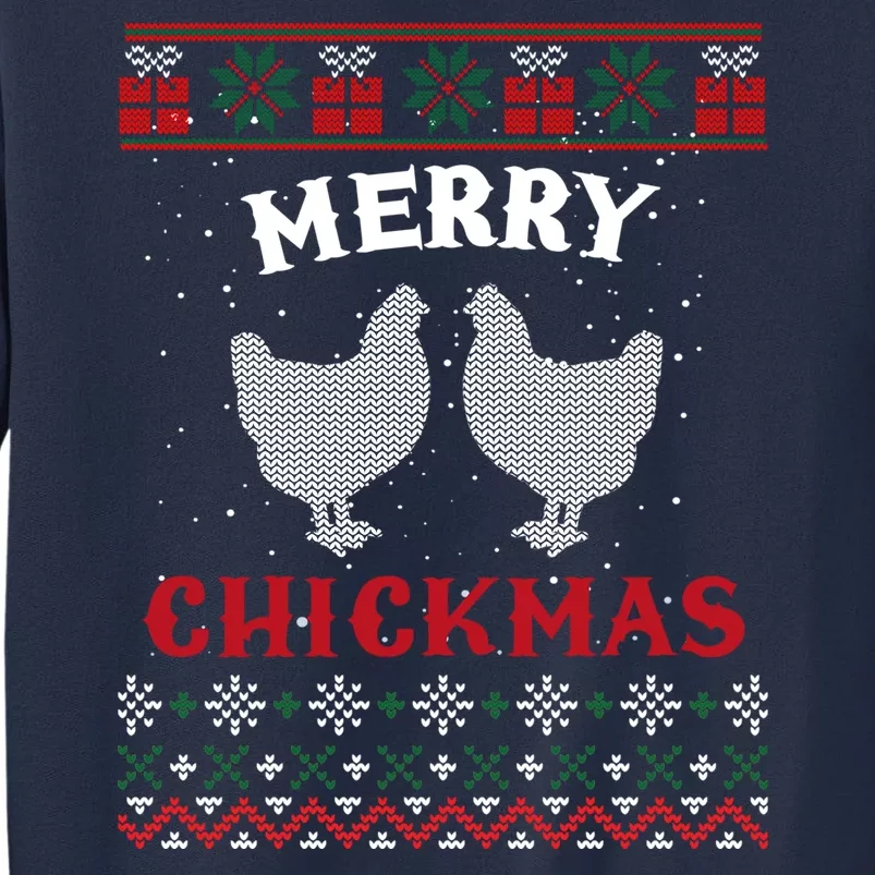 Merry Chickmas Gift For Christmas Lovers Sweatshirt