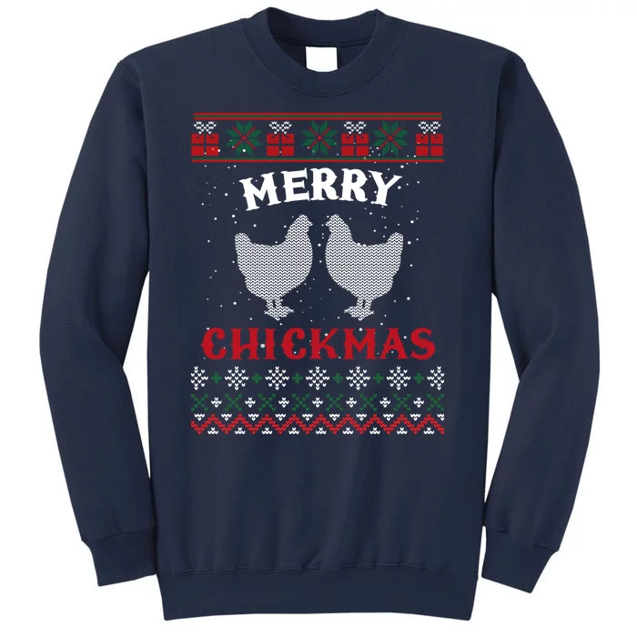 Merry Chickmas Gift For Christmas Lovers Sweatshirt