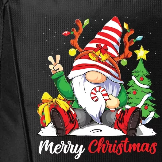 Merry Christmas Gnome Family Christmas Shirts For Women City Backpack