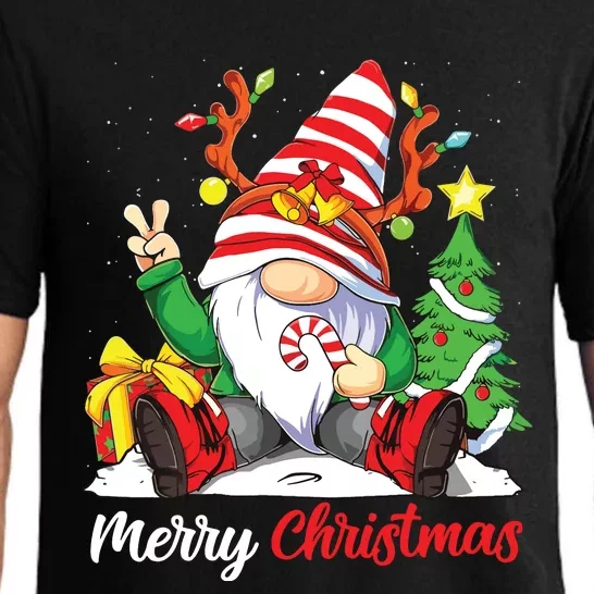 Merry Christmas Gnome Family Christmas Shirts For Women Pajama Set