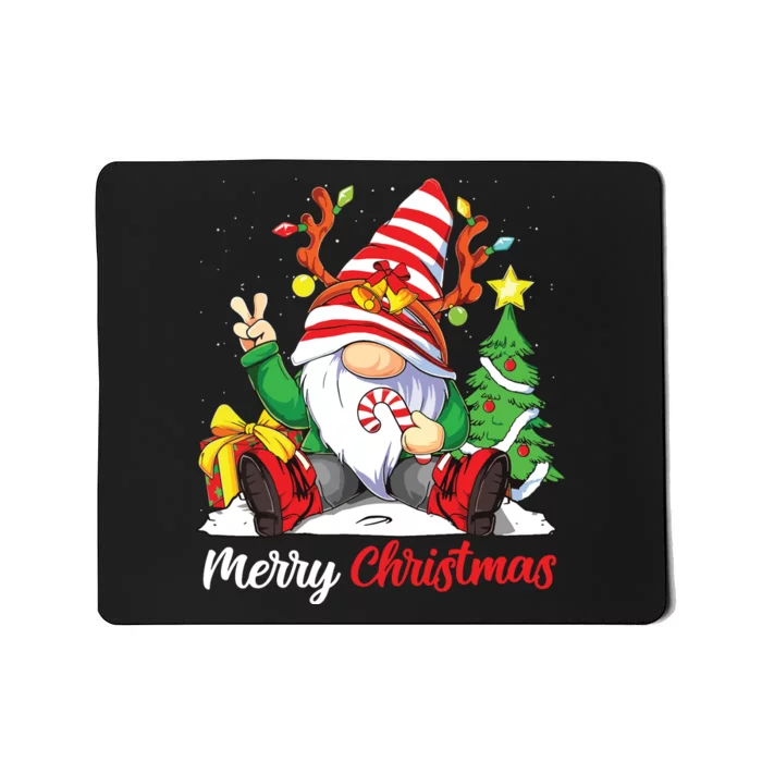 Merry Christmas Gnome Family Christmas Shirts For Women Mousepad