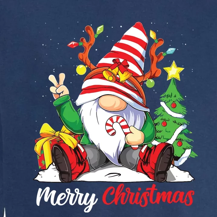 Merry Christmas Gnome Family Christmas Shirts For Women Garment-Dyed Sweatshirt