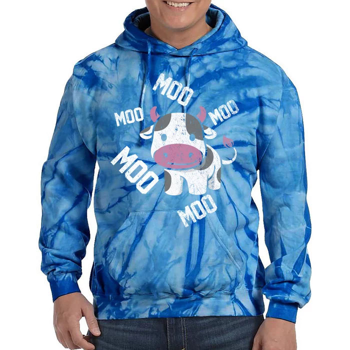 Moo Cow Gift Tie Dye Hoodie