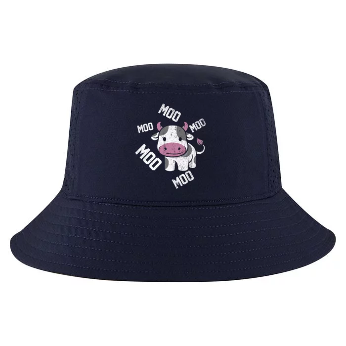 Moo Cow Gift Cool Comfort Performance Bucket Hat