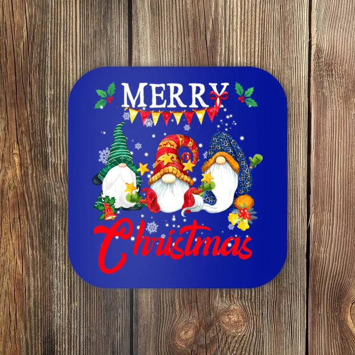 Merry Christmas Gnomies Gnome Family Xmas Great Gift Coaster