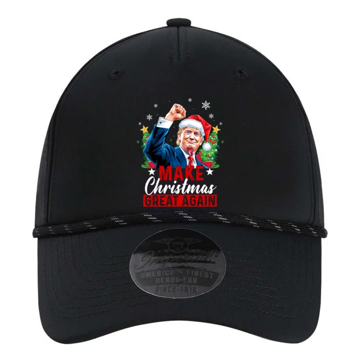 Make Christmas Great Again Funny Trump Ugly Christmas 2024 Cute Gift Performance The Dyno Cap