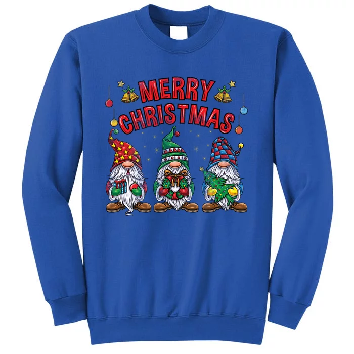 Merry Christmas Gnomies Cool Gift Tall Sweatshirt