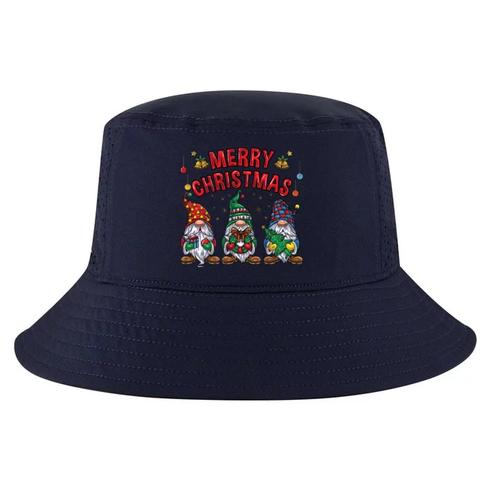 Merry Christmas Gnomies Cool Gift Cool Comfort Performance Bucket Hat