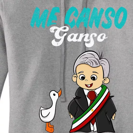 Me Canso Ganso Baby Amlo Cute Lopez Obrador Mexico Women's Pullover Hoodie