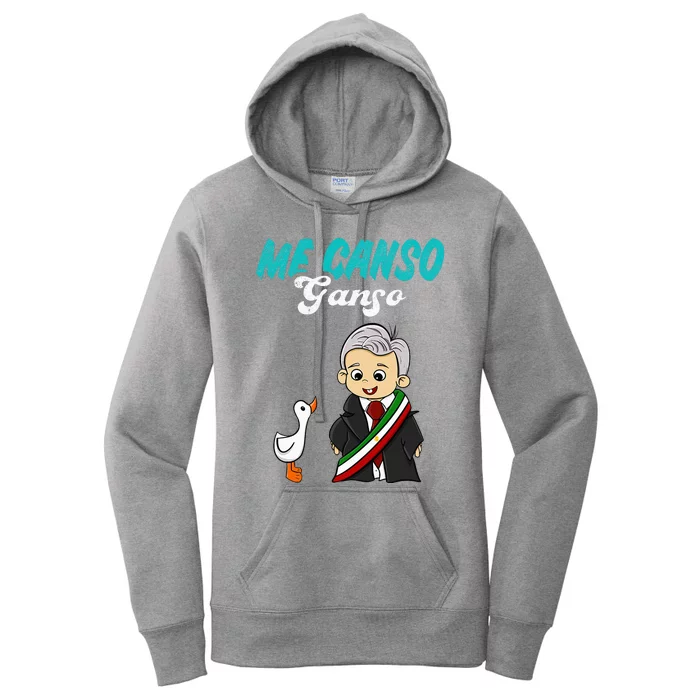 Me Canso Ganso Baby Amlo Cute Lopez Obrador Mexico Women's Pullover Hoodie