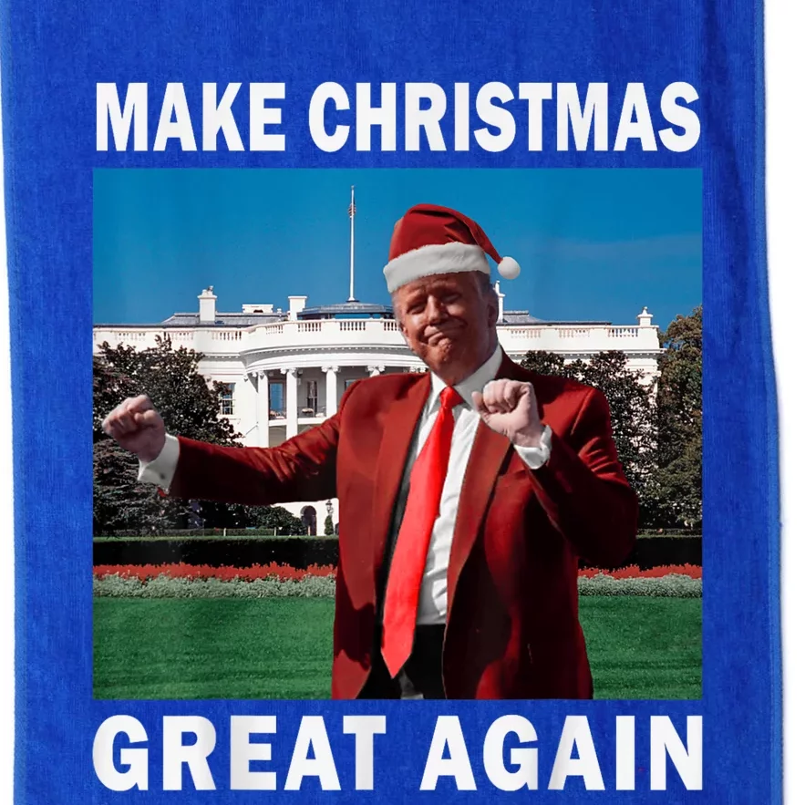 Make Christmas Great Again Funny Trump Platinum Collection Golf Towel