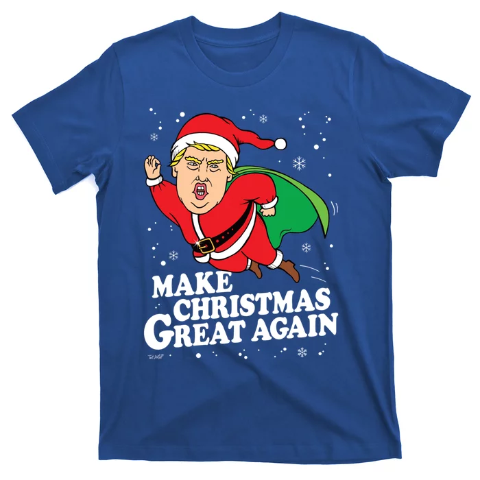 Make Christmas Great Againugly Xmas Donald Trump Parody Funny Gift T-Shirt