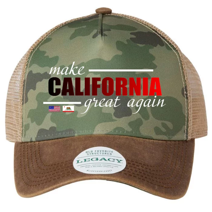 Make California Great Again Legacy Tie Dye Trucker Hat