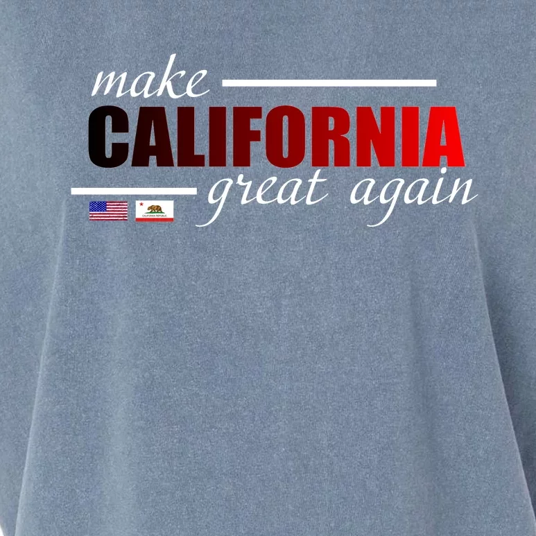 Make California Great Again Garment-Dyed Women's Muscle Tee