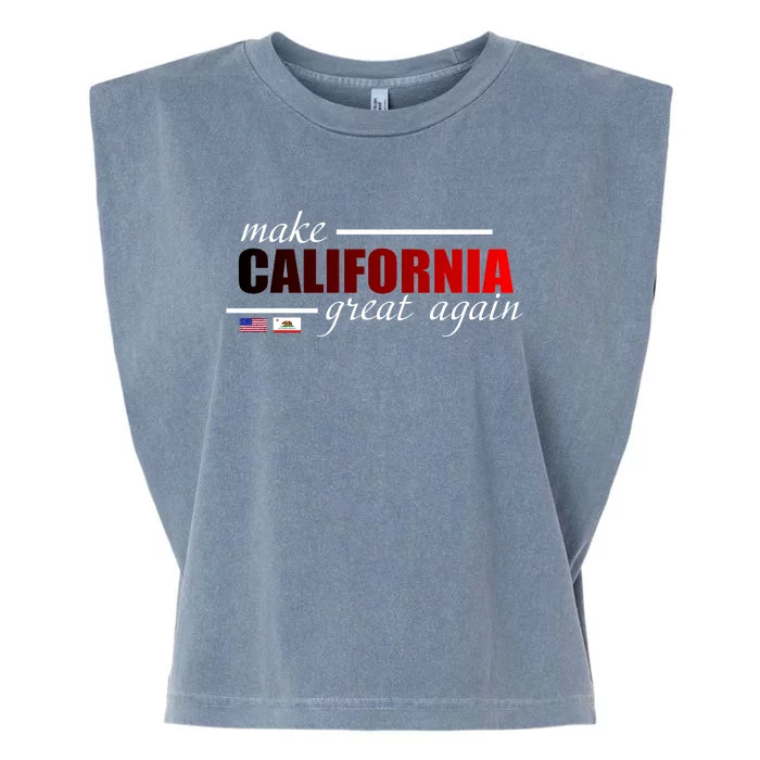 Make California Great Again Garment-Dyed Women's Muscle Tee