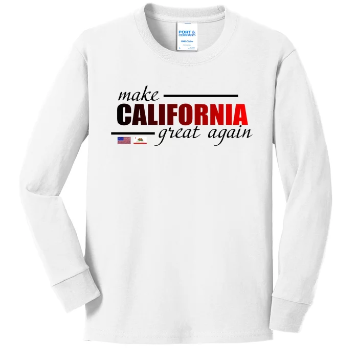 Make California Great Again Kids Long Sleeve Shirt