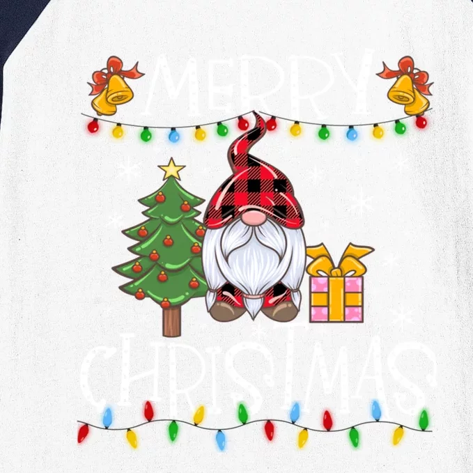 Merry Christmas Gnome Family Christmas Gift Gift Baseball Sleeve Shirt