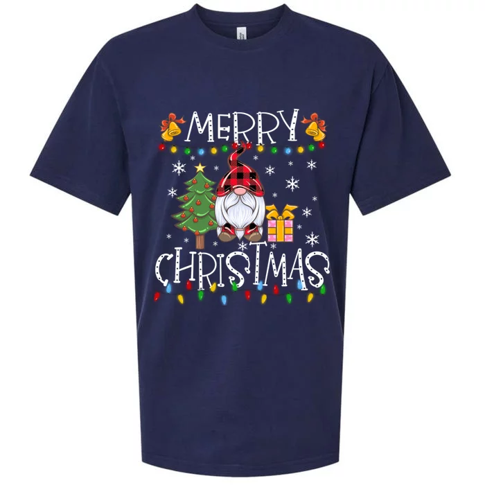 Merry Christmas Gnome Family Christmas Gift Gift Sueded Cloud Jersey T-Shirt