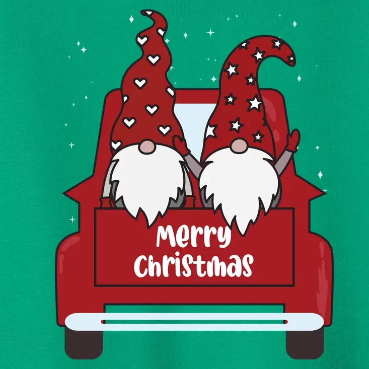 Merry Christmas Gnome Holiday Cute Toddler T-Shirt