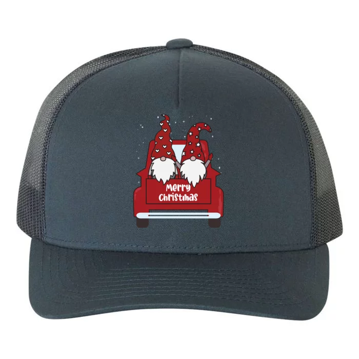 Merry Christmas Gnome Holiday Cute Yupoong Adult 5-Panel Trucker Hat