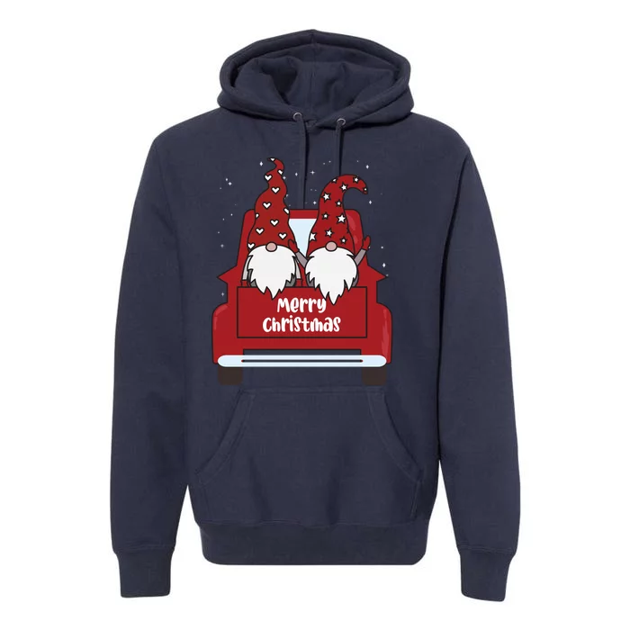 Merry Christmas Gnome Holiday Cute Premium Hoodie