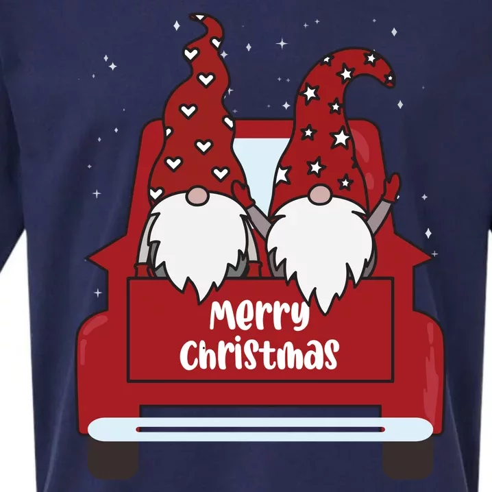 Merry Christmas Gnome Holiday Cute Sueded Cloud Jersey T-Shirt