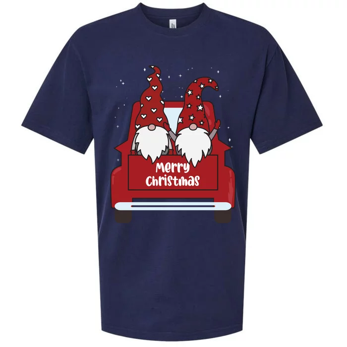 Merry Christmas Gnome Holiday Cute Sueded Cloud Jersey T-Shirt