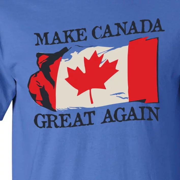 Make Canada Great Again Design Funny Canadian Flag Mcga Meaningful Gift Tall T-Shirt