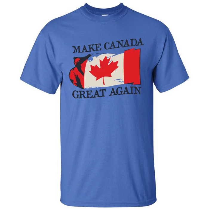 Make Canada Great Again Design Funny Canadian Flag Mcga Meaningful Gift Tall T-Shirt