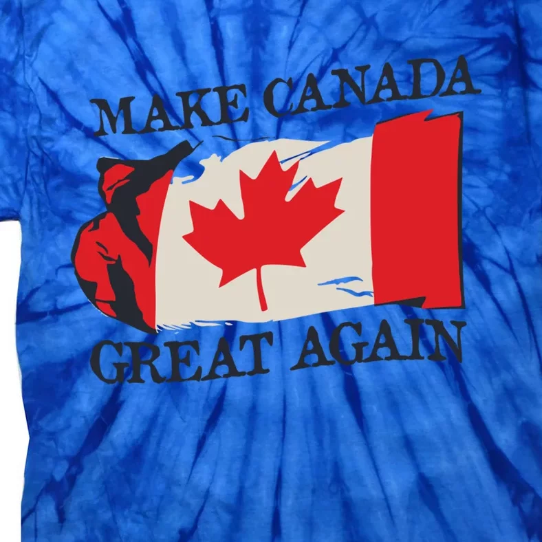 Make Canada Great Again Design Funny Canadian Flag Mcga Meaningful Gift Tie-Dye T-Shirt