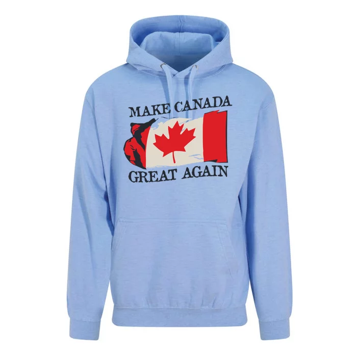 Make Canada Great Again Design Funny Canadian Flag Mcga Meaningful Gift Unisex Surf Hoodie