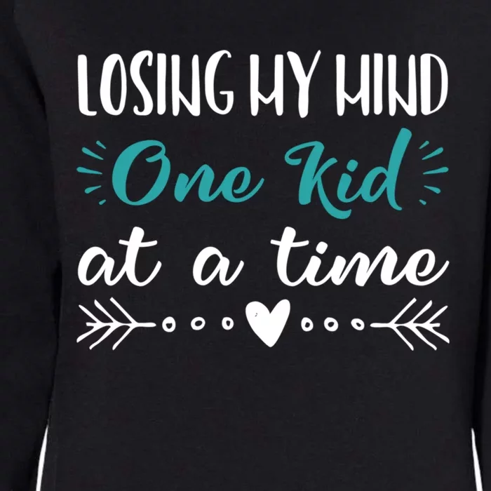 Mom Cute Gift Sayings Funny Losing Mind Mothers Day Gift Womens California Wash Sweatshirt