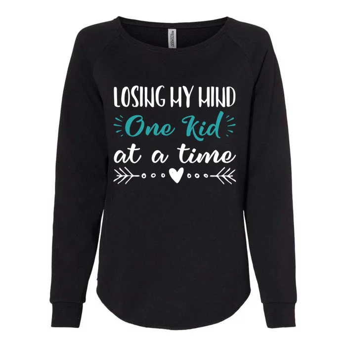 Mom Cute Gift Sayings Funny Losing Mind Mothers Day Gift Womens California Wash Sweatshirt