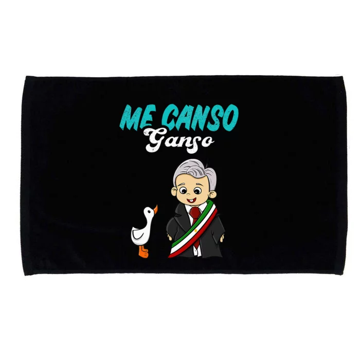 Me Canso Ganso Baby Amlo Cute Lopez Obrador Mexico Microfiber Hand Towel